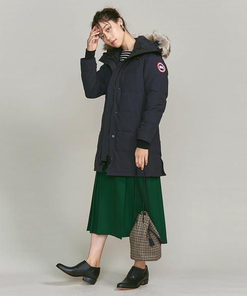 CANADA GOOSE（カナダグース）の「＜CANADA GOOSE（カナダグース）＞SHELBURNE PARKA ダウンジャケット¨：（ダウンジャケット/コート・レディース・ブラック/ネイビー・SMALL/MEDIUM）」の16枚目の写真