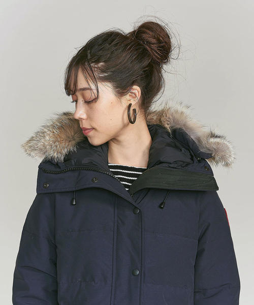 CANADA GOOSE（カナダグース）の「＜CANADA GOOSE（カナダグース）＞SHELBURNE PARKA ダウンジャケット¨：（ダウンジャケット/コート・レディース・ブラック/ネイビー・SMALL/MEDIUM）」の15枚目の写真