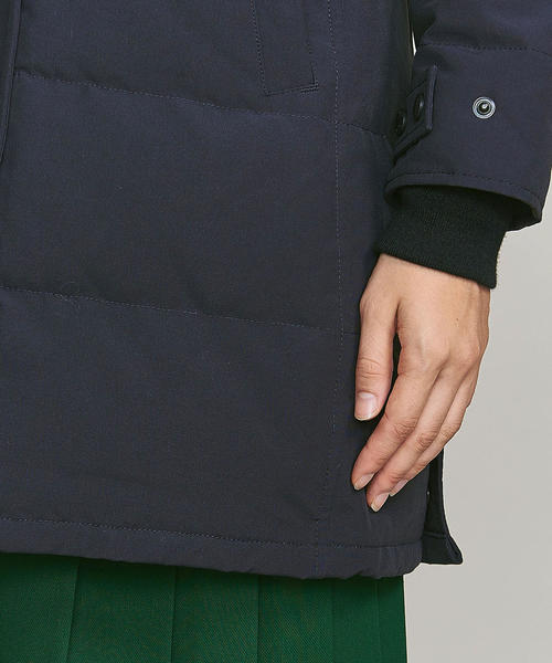 CANADA GOOSE（カナダグース）の「＜CANADA GOOSE（カナダグース）＞SHELBURNE PARKA ダウンジャケット¨：（ダウンジャケット/コート・レディース・ブラック/ネイビー・SMALL/MEDIUM）」の12枚目の写真