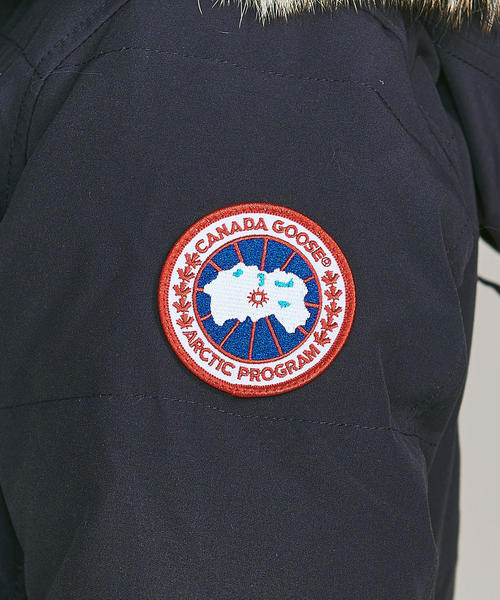 CANADA GOOSE（カナダグース）の「＜CANADA GOOSE（カナダグース）＞SHELBURNE PARKA ダウンジャケット¨：（ダウンジャケット/コート・レディース・ブラック/ネイビー・SMALL/MEDIUM）」の8枚目の写真