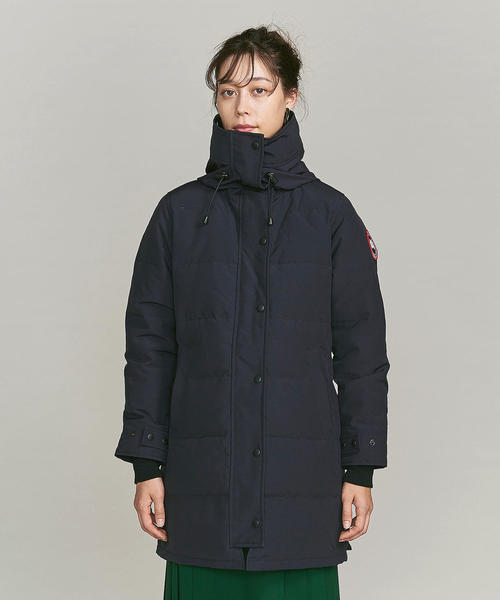 CANADA GOOSE（カナダグース）の「＜CANADA GOOSE（カナダグース）＞SHELBURNE PARKA ダウンジャケット¨：（ダウンジャケット/コート・レディース・ブラック/ネイビー・SMALL/MEDIUM）」の7枚目の写真