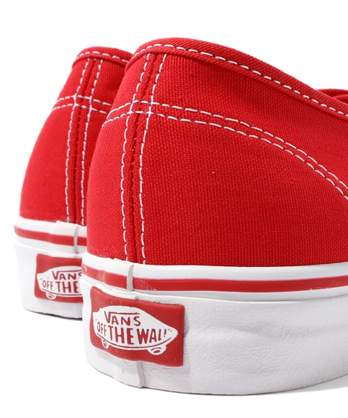EDIFICE（エディフィス）の「VANS AUTHENTICスニーカー（スニーカー・メンズ・ホワイト/ブラック/ネイビー/レッド・100/8/9）」の10枚目の写真