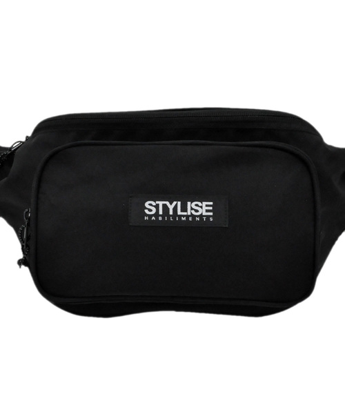STYLISE（スタイライズ）の「【STYLISE ORIGINAL】BODY BAG（ボディバッグ/ウエストポーチ・メンズ・ブラック/レッド・ONESIZE）」の13枚目の写真