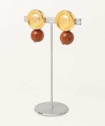 【Naora】vintage wood ピアス