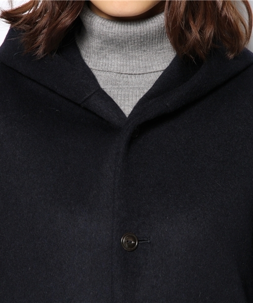 ビームスボーイ　フード付きウールコート BEAMS BOY（ビームスボーイ）の「□BEAMS BOY / WOOL ビーバー