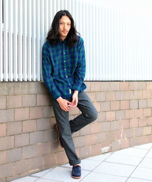 BEAUTY&YOUTH UNITED ARROWS（ビューティーアンドユースユナイテッドアローズ）の「BY ビエラ チェック ボタンダウン シャツ（Regular）◆§（シャツ/ブラウス・メンズ・レッド/ダークグリーン/ネイビー・SMALL/LARGE/MEDIUM/X-LARGE/X-SMALL）」の11枚目の写真