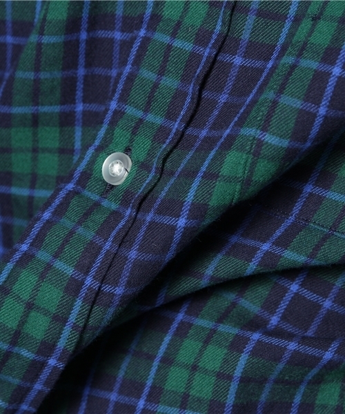 BEAUTY&YOUTH UNITED ARROWS（ビューティーアンドユースユナイテッドアローズ）の「BY ビエラ チェック ボタンダウン シャツ（Regular）◆§（シャツ/ブラウス・メンズ・レッド/ダークグリーン/ネイビー・SMALL/LARGE/MEDIUM/X-LARGE/X-SMALL）」の16枚目の写真