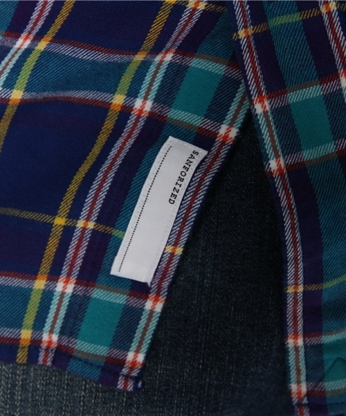 BEAUTY&YOUTH UNITED ARROWS（ビューティーアンドユースユナイテッドアローズ）の「BY ビエラ チェック ボタンダウン シャツ（Regular）◆§（シャツ/ブラウス・メンズ・レッド/ダークグリーン/ネイビー・SMALL/LARGE/MEDIUM/X-LARGE/X-SMALL）」の4枚目の写真