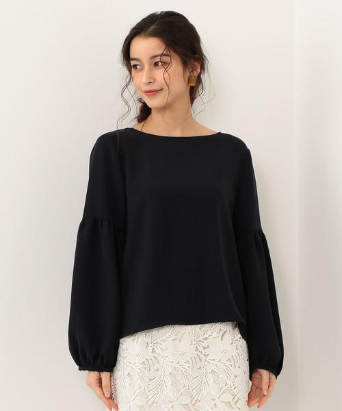 EMMEL REFINES（エメルリファインズ）の「【EMMEL REFINES】〔ハンドウォッシャブル〕FC H/W PEツイル BL-JSPBO（シャツ/ブラウス・レディース・ライトブルー/ネイビー/ナチュラル・FREE）」の16枚目の写真