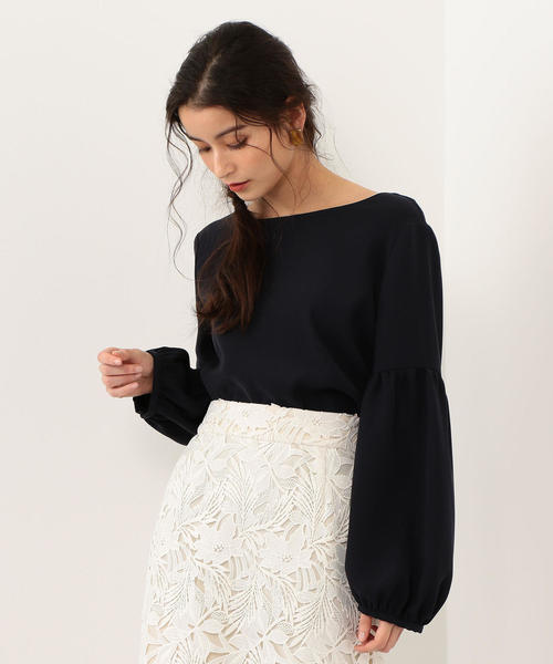 EMMEL REFINES（エメルリファインズ）の「【EMMEL REFINES】〔ハンドウォッシャブル〕FC H/W PEツイル BL-JSPBO（シャツ/ブラウス・レディース・ライトブルー/ネイビー/ナチュラル・FREE）」の11枚目の写真