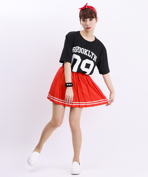 WEGO（ウィゴー）の「WEGO/ラインプリーツスカート（スカート・レディース・ホワイト/ターコイズブルー/ネイビー/レッド・FREE）」の15枚目の写真