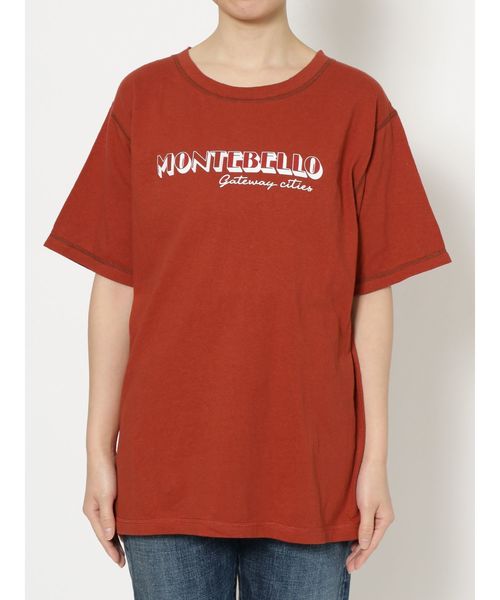 Ungrid（アングリッド）の「MONTEBELLプリントTee（Tシャツ/カットソー・レディース・チャコールグレー/レッド/オフホワイト・FREE）」の5枚目の写真