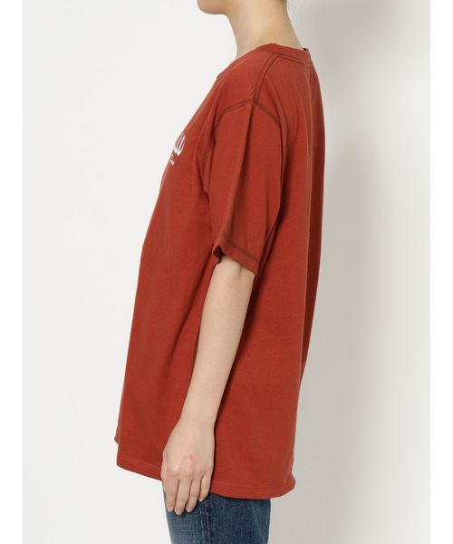 Ungrid（アングリッド）の「MONTEBELLプリントTee（Tシャツ/カットソー・レディース・チャコールグレー/レッド/オフホワイト・FREE）」の6枚目の写真