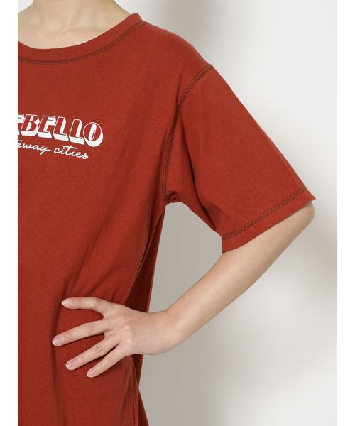 Ungrid（アングリッド）の「MONTEBELLプリントTee（Tシャツ/カットソー・レディース・チャコールグレー/レッド/オフホワイト・FREE）」の9枚目の写真