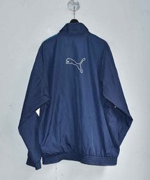 プーマジャージ上着ビンテージ PUMA - 90s/ビンテージ/プーマ ジャージ トラックジャケット 白