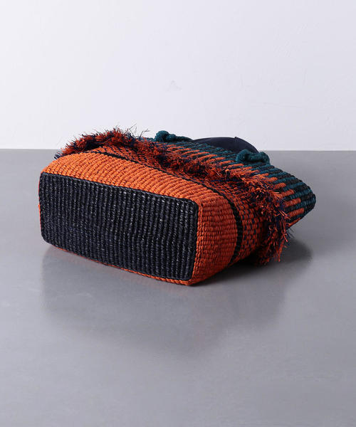 UNITED ARROWS ネットライク バスケット カゴバッグ UNITED ARROWS - 【BLACK】【FREE】COMBI ABACA フリル