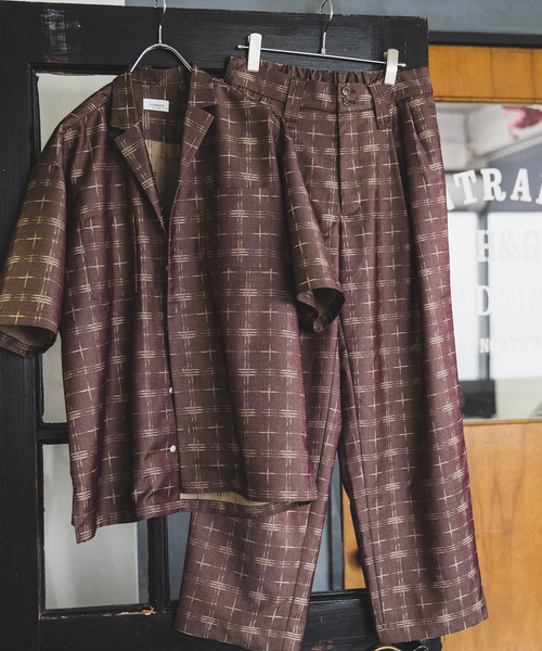 JUNRED（ジュンレッド）の「フェイントチェックリラックスシャツ（シャツ/ブラウス・メンズ・ワイン/ブルー系その他4・S/M/L）」の10枚目の写真