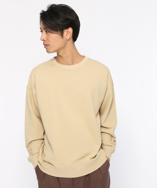 LAKOLE（ラコレ）の「USAコットンプルオーバー / LAKOLE（スウェット・メンズ・ホワイト/ブラック/ベージュ/ブラウン/グリーン・MEDIUM/LARGE）」の4枚目の写真