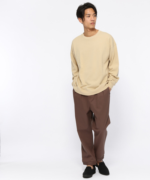 LAKOLE（ラコレ）の「USAコットンプルオーバー / LAKOLE（スウェット・メンズ・ホワイト/ブラック/ベージュ/ブラウン/グリーン・MEDIUM/LARGE）」の9枚目の写真