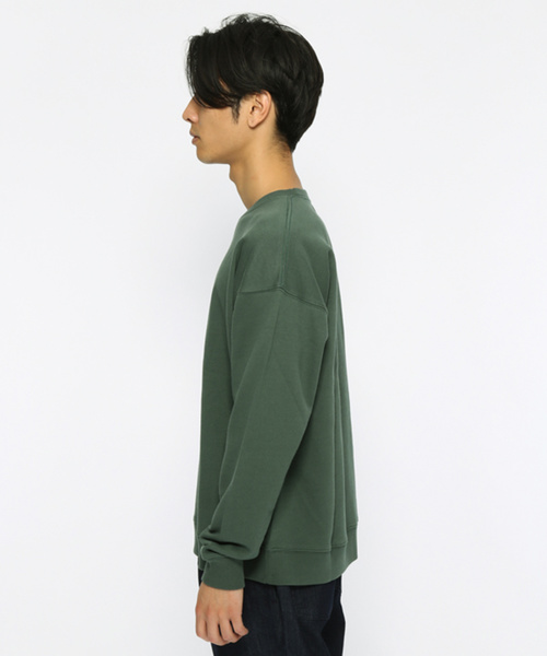 LAKOLE（ラコレ）の「USAコットンプルオーバー / LAKOLE（スウェット・メンズ・ホワイト/ブラック/ベージュ/ブラウン/グリーン・MEDIUM/LARGE）」の12枚目の写真