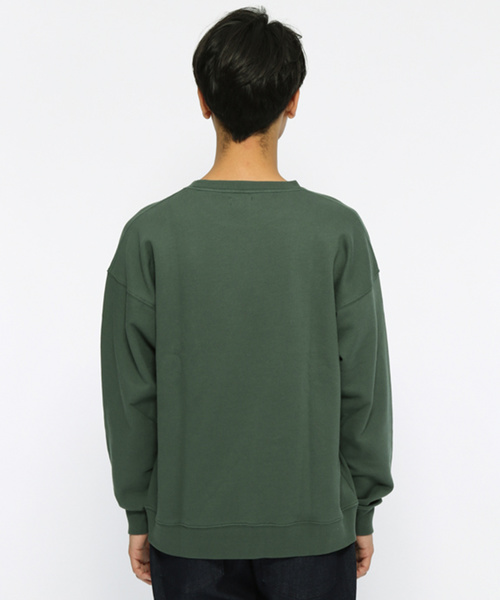 LAKOLE（ラコレ）の「USAコットンプルオーバー / LAKOLE（スウェット・メンズ・ホワイト/ブラック/ベージュ/ブラウン/グリーン・MEDIUM/LARGE）」の13枚目の写真