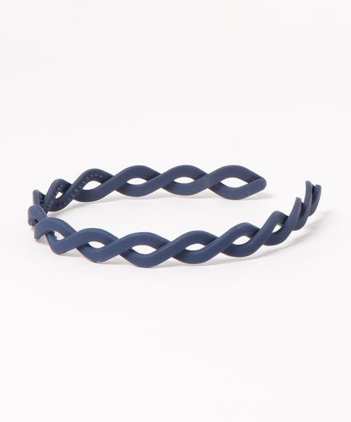 Fun & Daily（ファンアンドデイリー）の「F&D : クロスラインマットカチューシャ（カチューシャ・レディース・ブラック/ネイビー/イエロー/ワインレッド/カーキ/ピンク/オレンジ/グレー/ベージュ・FREE）」の10枚目の写真