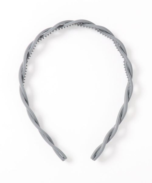 Fun & Daily（ファンアンドデイリー）の「F&D : クロスラインマットカチューシャ（カチューシャ・レディース・ブラック/ネイビー/イエロー/ワインレッド/カーキ/ピンク/オレンジ/グレー/ベージュ・FREE）」の13枚目の写真