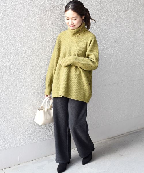 SHIPS（シップス）の「リップルジャージーパンツ（その他パンツ・レディース・ライトブルー/ブラウン/ダークグレー・ONE SIZE）」の12枚目の写真