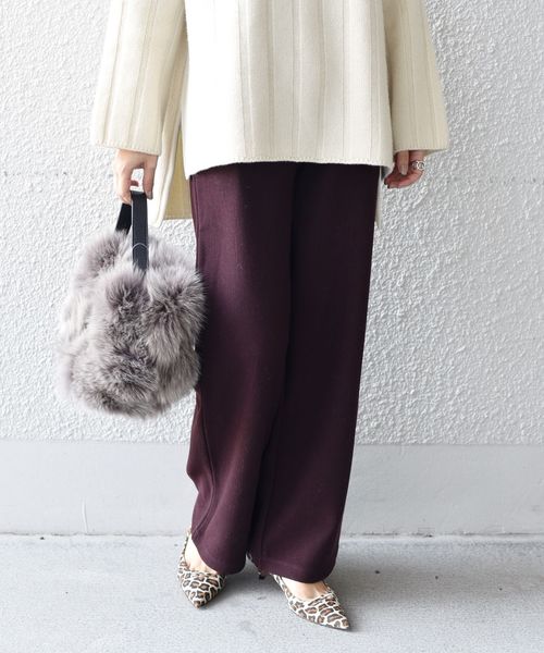 SHIPS（シップス）の「リップルジャージーパンツ（その他パンツ・レディース・ライトブルー/ブラウン/ダークグレー・ONE SIZE）」の21枚目の写真