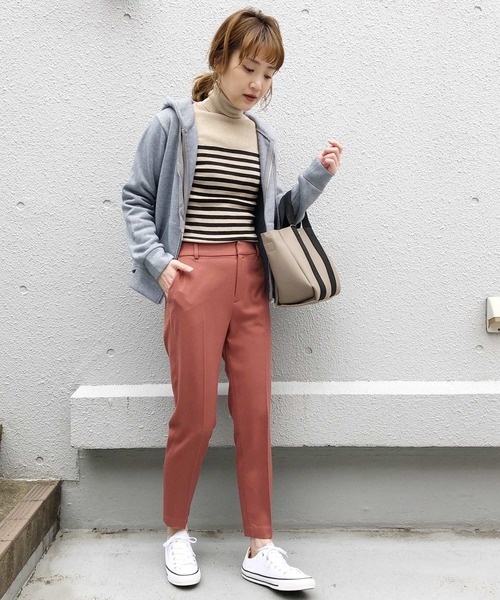 PICCIN(ピッチン)の「バックフリル裏起毛フーディー(パーカー・レディース・ブラック/グレー・MEDIUM/LARGE)」の17枚目の写真