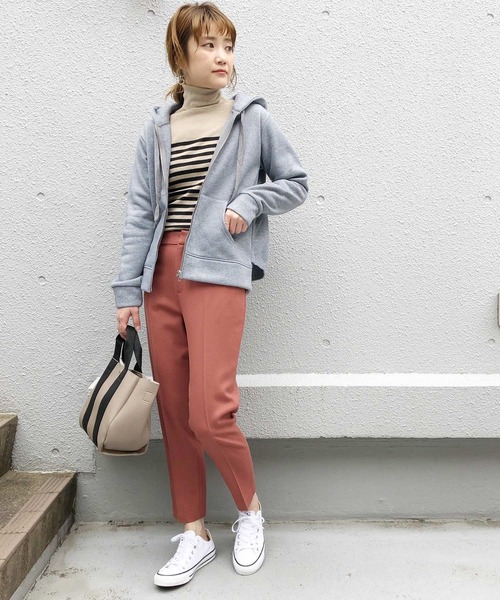 PICCIN(ピッチン)の「バックフリル裏起毛フーディー(パーカー・レディース・ブラック/グレー・MEDIUM/LARGE)」の20枚目の写真