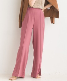 OMNES | T/PU スリット入 センタープレスワイドパンツ(その他パンツ)