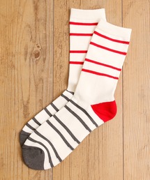 MR.EVERYDAY`S（ミスターエブリデイズ）の「MR.EVERYDAY'S ミスターエブリデイズ / SOCKS ラインソックス 靴下 / MR-E036-100（ソックス/靴下）」