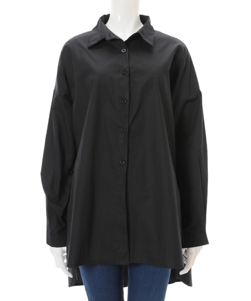 fifth（フィフス）の「サイドリボンデザインバックロングシャツ（シャツ/ブラウス・レディース・ホワイト/ブラック/イエロー・MEDIUM）」の5枚目の写真