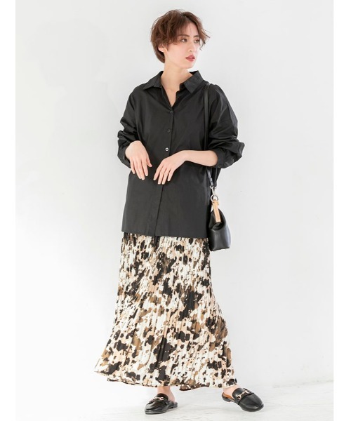 fifth（フィフス）の「サイドリボンデザインバックロングシャツ（シャツ/ブラウス・レディース・ホワイト/ブラック/イエロー・MEDIUM）」の12枚目の写真