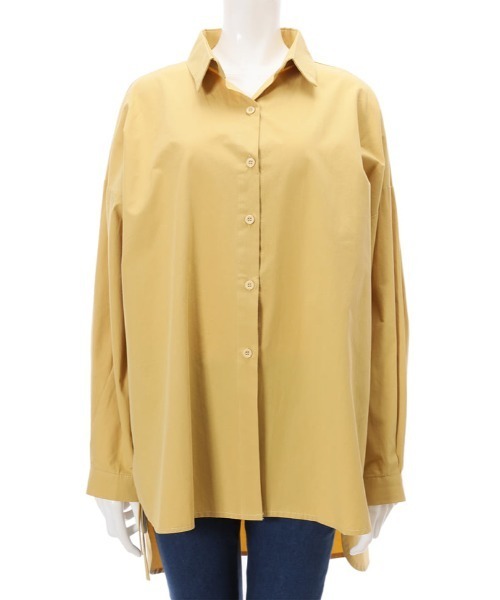 fifth（フィフス）の「サイドリボンデザインバックロングシャツ（シャツ/ブラウス・レディース・ホワイト/ブラック/イエロー・MEDIUM）」の7枚目の写真