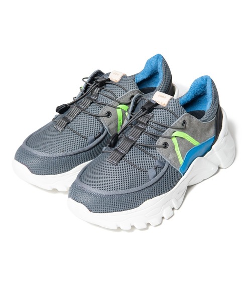 glamb（グラム）の「Classic light sneakers / クラシックライトスニーカー（スニーカー・メンズ・レッド/グレー/ブルー/ブラック・S/1/M/4/3/L/2）」の3枚目の写真