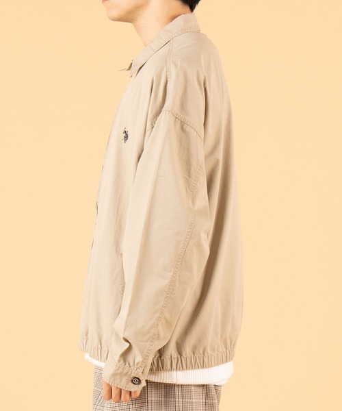 U.S. POLO ASSN.(ユーエスポロアッスン)の「∴WEGO/U.S. POLO ASSN.別注スイングトップ(ブルゾン・メンズ・ベージュ/その他1・MEDIUM/LARGE)」の9枚目の写真