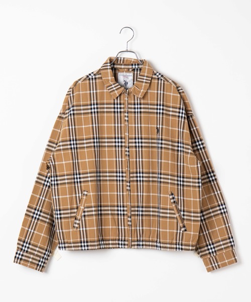 U.S. POLO ASSN.(ユーエスポロアッスン)の「∴WEGO/U.S. POLO ASSN.別注スイングトップ(ブルゾン・メンズ・ベージュ/その他1・MEDIUM/LARGE)」の4枚目の写真