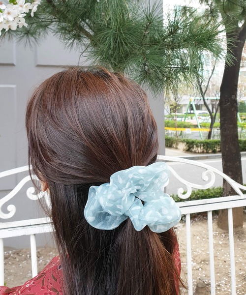 minia（ミニア）の「シュシュ [minia]　≪2020SS新作≫（ヘアゴム・レディース・F/N/C/K/A/I/E/M/B/J/G/O/D/L/H・FREE）」の11枚目の写真