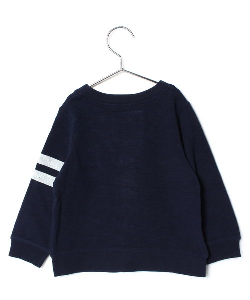 ANY（エニィ）の「【KIDS】ストレッチスラブミニ裏毛　カーディガン(ユニセックス)（カーディガン/ボレロ・キッズ・ピンク系/ネイビー系/ホワイト系・110/120/130/90/100）」の9枚目の写真