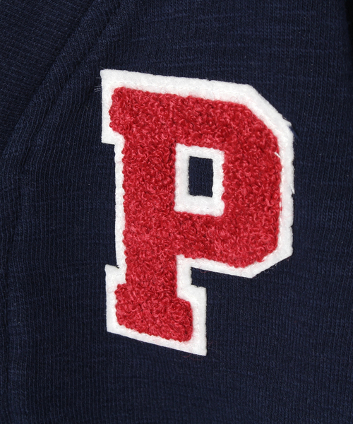 ANY（エニィ）の「【KIDS】ストレッチスラブミニ裏毛　カーディガン(ユニセックス)（カーディガン/ボレロ・キッズ・ピンク系/ネイビー系/ホワイト系・110/120/130/90/100）」の6枚目の写真