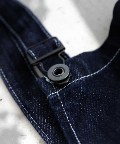 antiqua（アンティカ）の「綿100％ワンウォッシュデニムサロペット（サロペット/オーバーオール・レディース・ノンウォッシュ・M/L）」の2枚目の写真