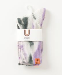 UNIVERSAL OVERALL | 【UNIVERSAL OVERALL/ユニバーサルオーバーオール】むら染めリブクルー ソックス(ソックス/靴下)