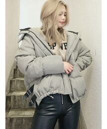 GYDA | サイドベルト2WAYミドルダウンコート(ダウンジャケット/コート)