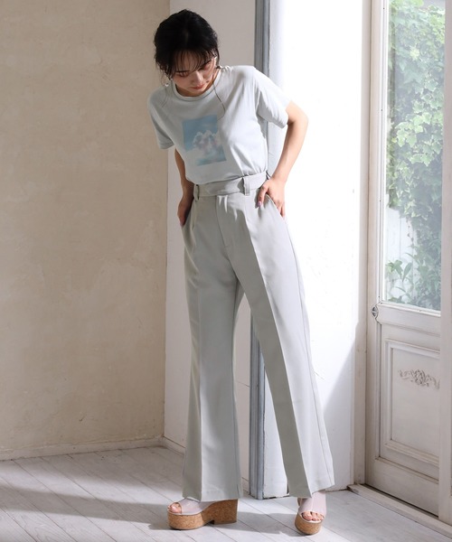 one after another NICE CLAUP（ワンアフターアナザーナイスクラップ）の「なないろアソートTシャツ（Tシャツ/カットソー・レディース・オフホワイト/サックスブルー/ピンク/ブルー/ホワイト系その他/ピンク系その他/ライトベージュ・FREE）」の21枚目の写真