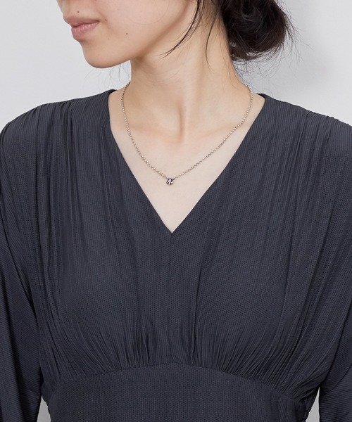 ADAM ET ROPE'(アダムエロペ)の「デシンジャガードウエストマークワンピース(ワンピース・レディース・ネイビー/オレンジ・FREE)」の10枚目の写真