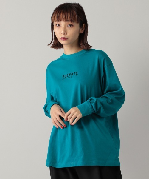 PBLIM(ページボーイリム)の「【PAGEBOYLIM】サイバースペースロンTシャツ /プリントロンT(Tシャツ/カットソー・レディース・ホワイト/ブラック/ブルー・M/XL)」の1枚目の写真