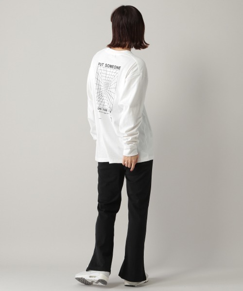 PBLIM(ページボーイリム)の「【PAGEBOYLIM】サイバースペースロンTシャツ /プリントロンT(Tシャツ/カットソー・レディース・ホワイト/ブラック/ブルー・M/XL)」の12枚目の写真