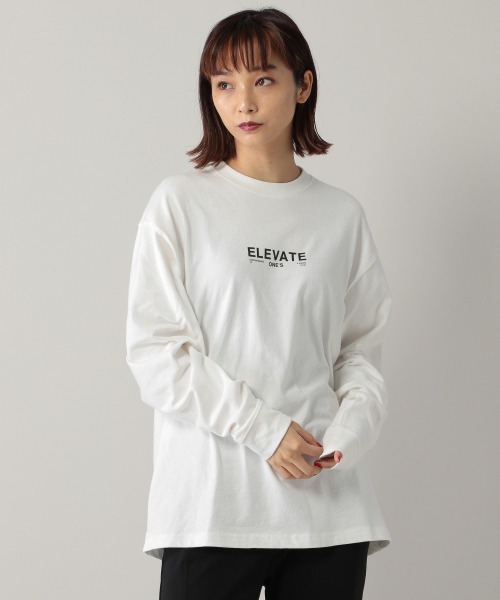 PBLIM(ページボーイリム)の「【PAGEBOYLIM】サイバースペースロンTシャツ /プリントロンT(Tシャツ/カットソー・レディース・ホワイト/ブラック/ブルー・M/XL)」の4枚目の写真